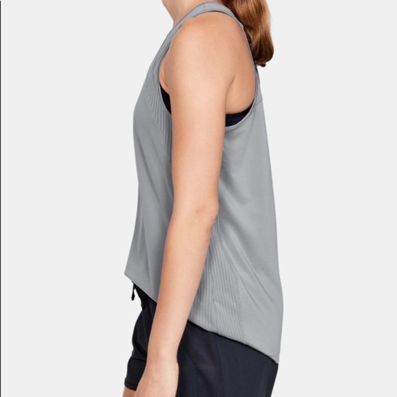 Under Armour Women’s Gray UA Game Time Tank XL - Picture 7 of 7